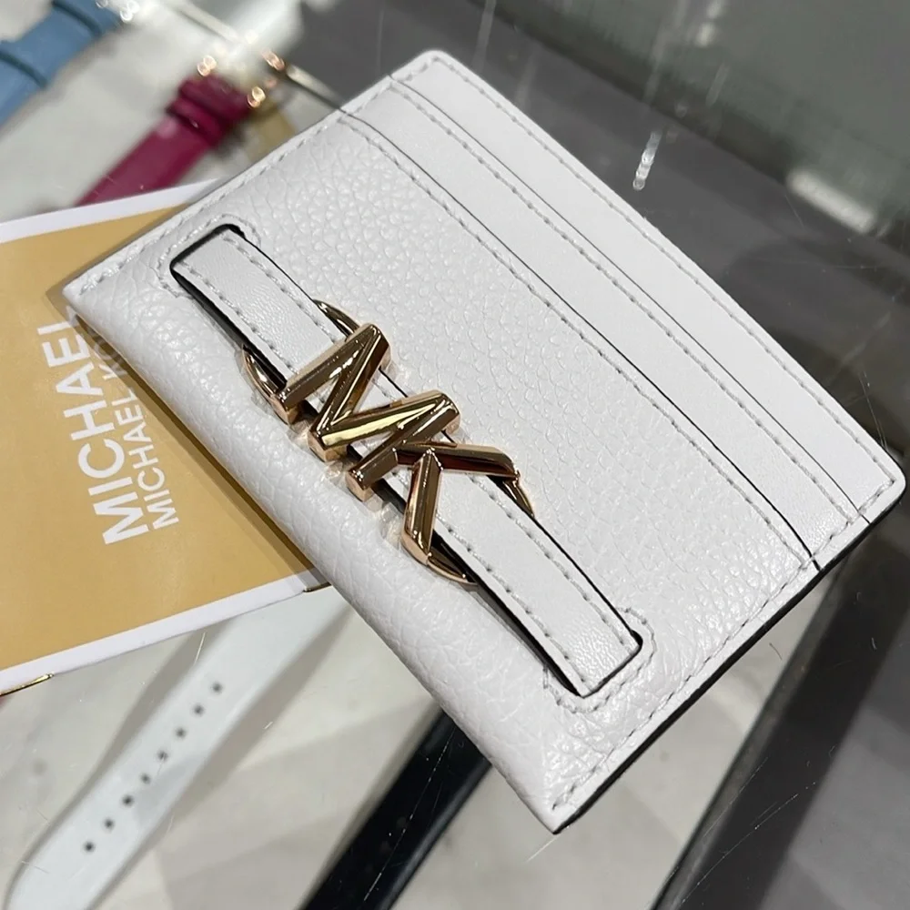 MICHAEL KORS
Reed Large Pebbled Leather Card Holder Case
Optic White 
NWT - Picture 8 of 16